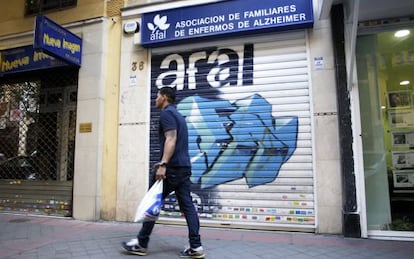 Fachada de la sede de la asociaci&oacute;n Afal en Madrid.