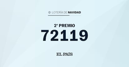 Segundo premio de la Lotería de Navidad 2021.