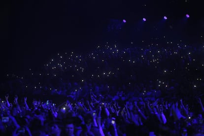 Vista general del público durante la primera semifinal del festival de Eurovisión, en Kiev.