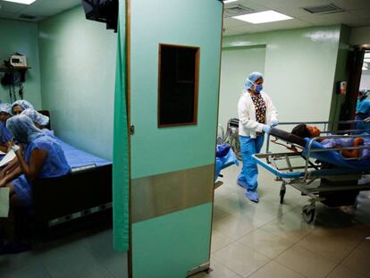 Un hospital en Caracas, en julio de 2016.