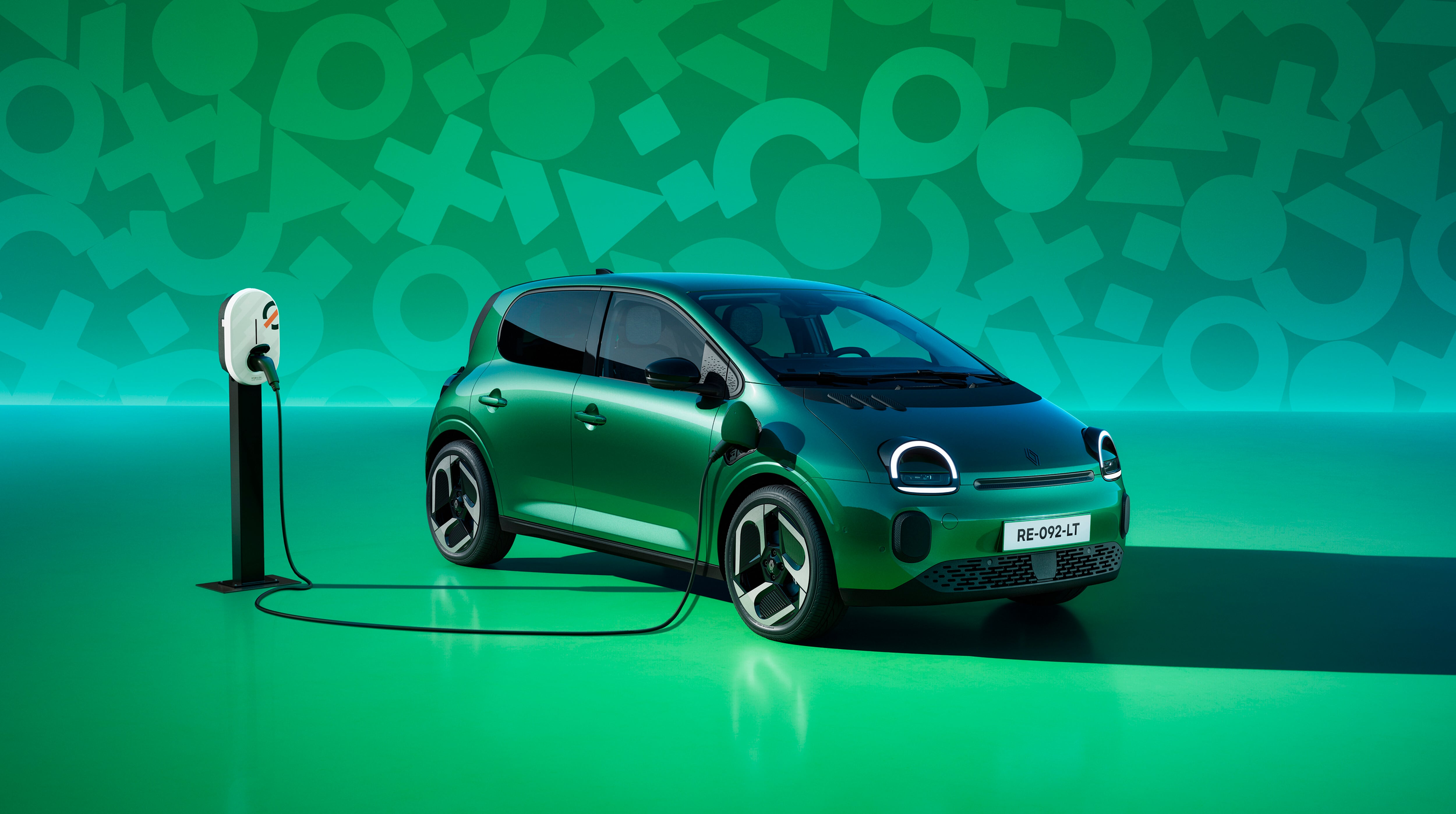 Imagen cedida por la compañía del nuevo Renault Twingo eléctrico.