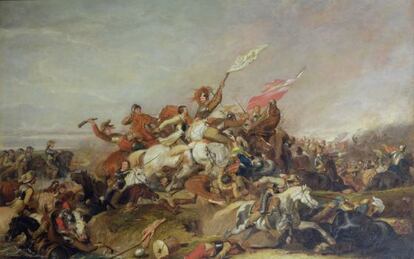 Batalla de Marston Moor (1644).