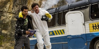 Characters Walter Blanco and José Miguel Rosas, in the Spanish-language remake of ‘Breaking Bad.’
