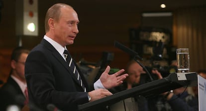 Vladímir Putin, durante la Conferencia de Seguridad de Múnich en 2007.