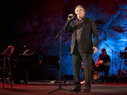 Serrat al Teatre Grec, el 2015.