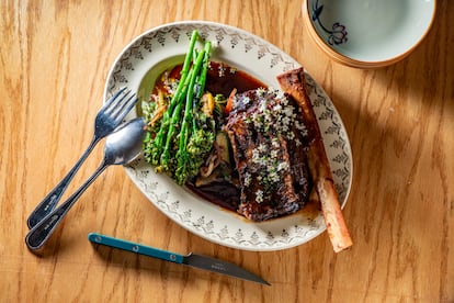 Short Ribs de Wagyu braseado en salsa de tamarindo.