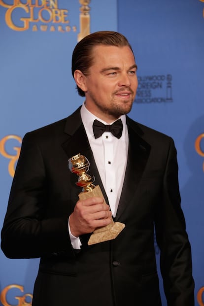 Leonardo DiCaprio, Globo de Oro a mejor actor de cine, categoría comedia, por 'El lobo de Wall Street', de Martin Scorsese.