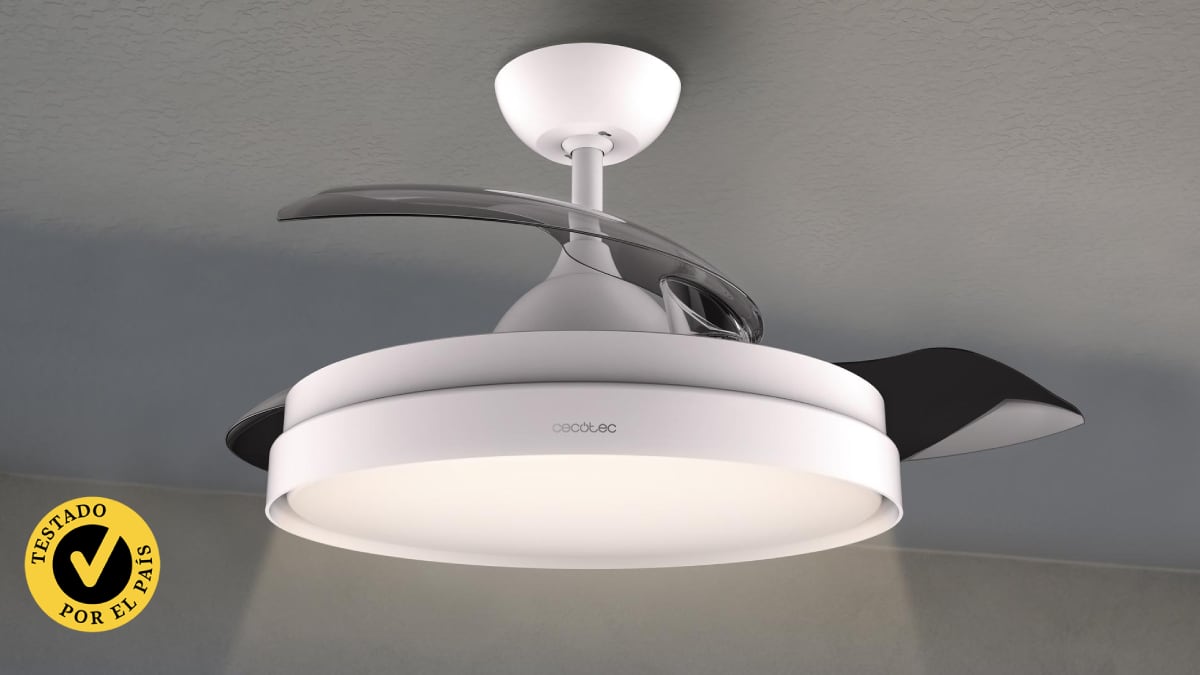 He probado los mejores ventiladores de techo con aspas retráctiles para prepararme ante el calor del verano y este es el que tienes que comprar