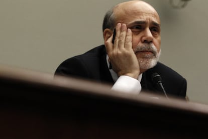 El presidente de la Reserva Federal, Ben Bernanke, durante una comparecencia el pasado julio.
