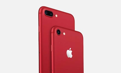 iPhone 7 rojo