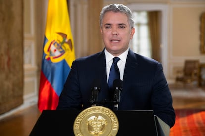 El presidente de Colombia, Iván Duque.