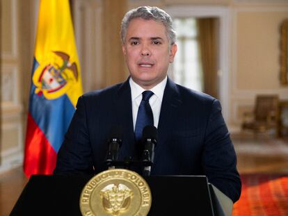 El presidente de Colombia, Iván Duque.
