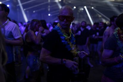 Imagen del público en el Sónar de noche.