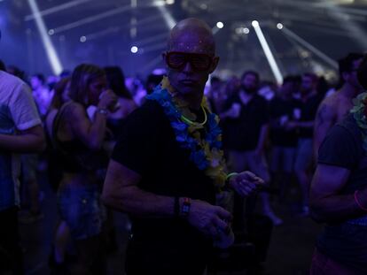 Imagen del público en el Sónar de noche.