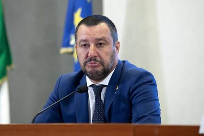 Matteo Salvini, ministro del Interior de Italia.  