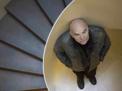 El escritor Martín Caparrós, durante la presentación de su última obra, 'El hambre'.