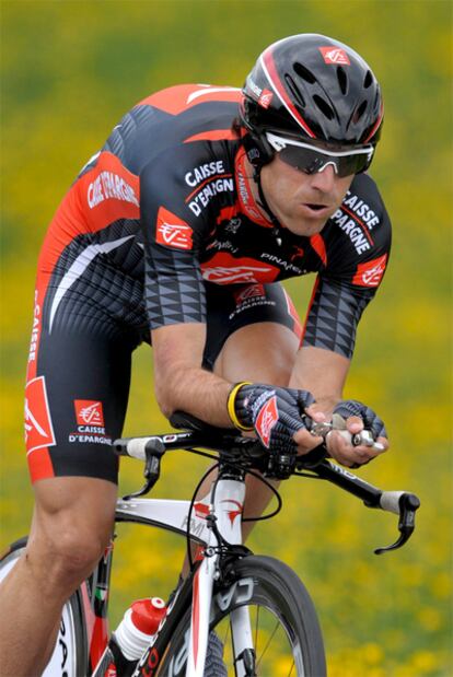 Alejandro Valverde, en el Tour de Romandía.