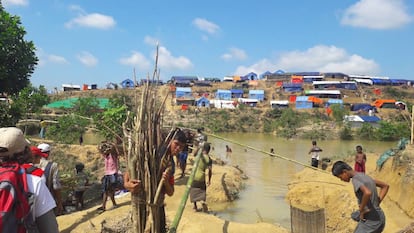 El pueblo de Cox's Bazar, en Bangladés.