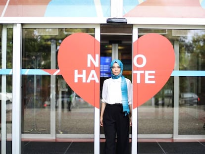 La ítalo marroquí Yasmine Ouirhane, Joven Europea del año 2019.