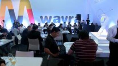 Participantes en un evento de Wayra.