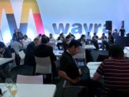 Participantes en un evento de Wayra.