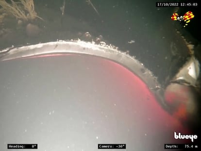 Vídeo | Las primeras imágenes submarinas de la tubería del Nord Stream 1 dañada