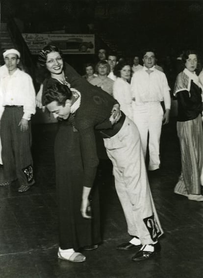 Campeonato Internacional de Baile de Resistencia en el Olympia, 1934.4.