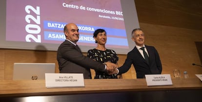 Carlos Alzola, Ana Villate y Julián Echevarria.