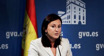 María José Catalá, consejera de Educación valenciana.