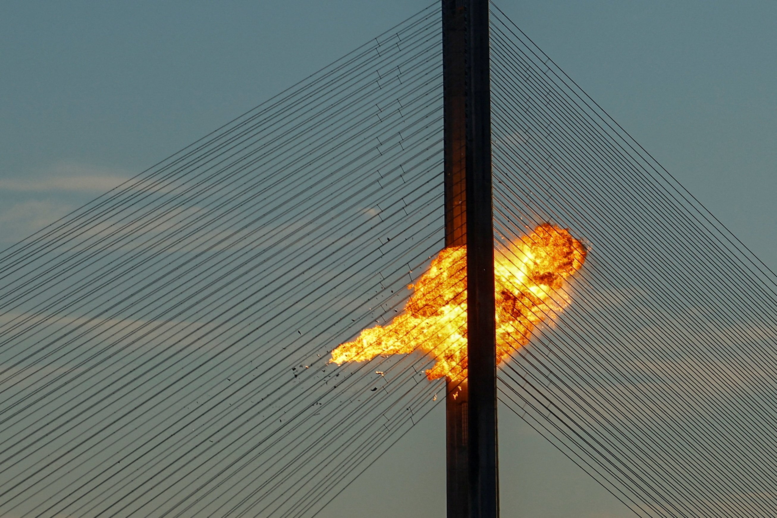 Russia Bombs Four Key bridges in Kiev and Sows Chaos