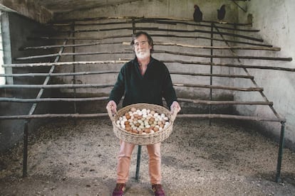 Curro Ulzurrun, en su granja de Toledo.