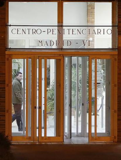 David Marjaliza sale de la prisión de Aranjuez.