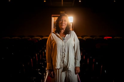 la directora de cine Belén Macías, en el Cine Paz de Madrid.