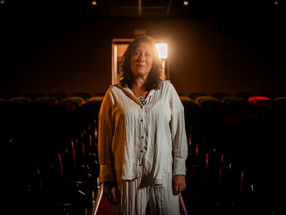 la directora de cine Belén Macías, en el Cine Paz de Madrid.