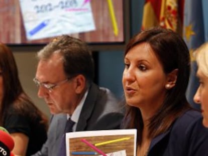 La consejera María José Catalá, el año pasado en la presentación del curso 2012-2013.