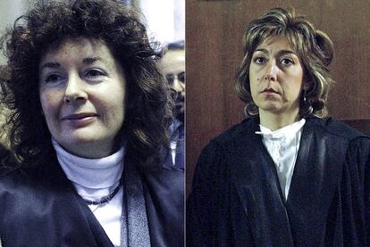 Las magistradas Orsola de Cristofaro (izquierda) y Carmen D&#39;Elia, dos de las tres integrantes del tribunal que juzgar a Berlusconi.