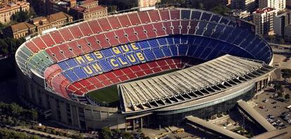 El Camp Nou del FC Barcelona.