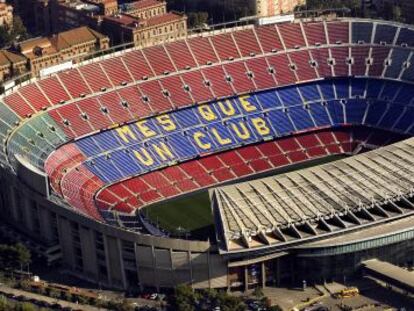 El Camp Nou del FC Barcelona.
