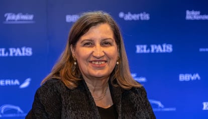 Lourdes Casanova, durante el Foro EE UU, América Latina y España, organizado por EL PAÍS.