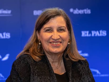 Lourdes Casanova, durante el Foro EE UU, América Latina y España, organizado por EL PAÍS.