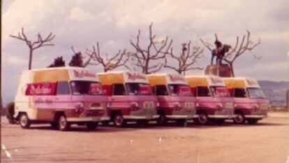 Antiguas furgonetas de Matutano.