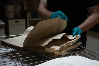 Los documentos históricos de la Cárcel Vieja de Murcia.