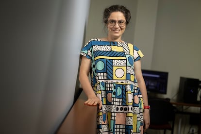 Agnes Callard, fotografiada en la universidad La Salle de Barcelona, el pasado 11 de junio.