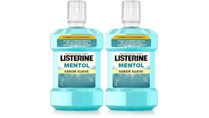 Enjuagues bucales Listerine.