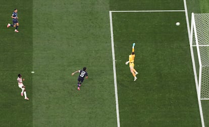 Gol de Folarin Balogun ante Paraguay, este viernes.Matthew Childs (REUTERS)