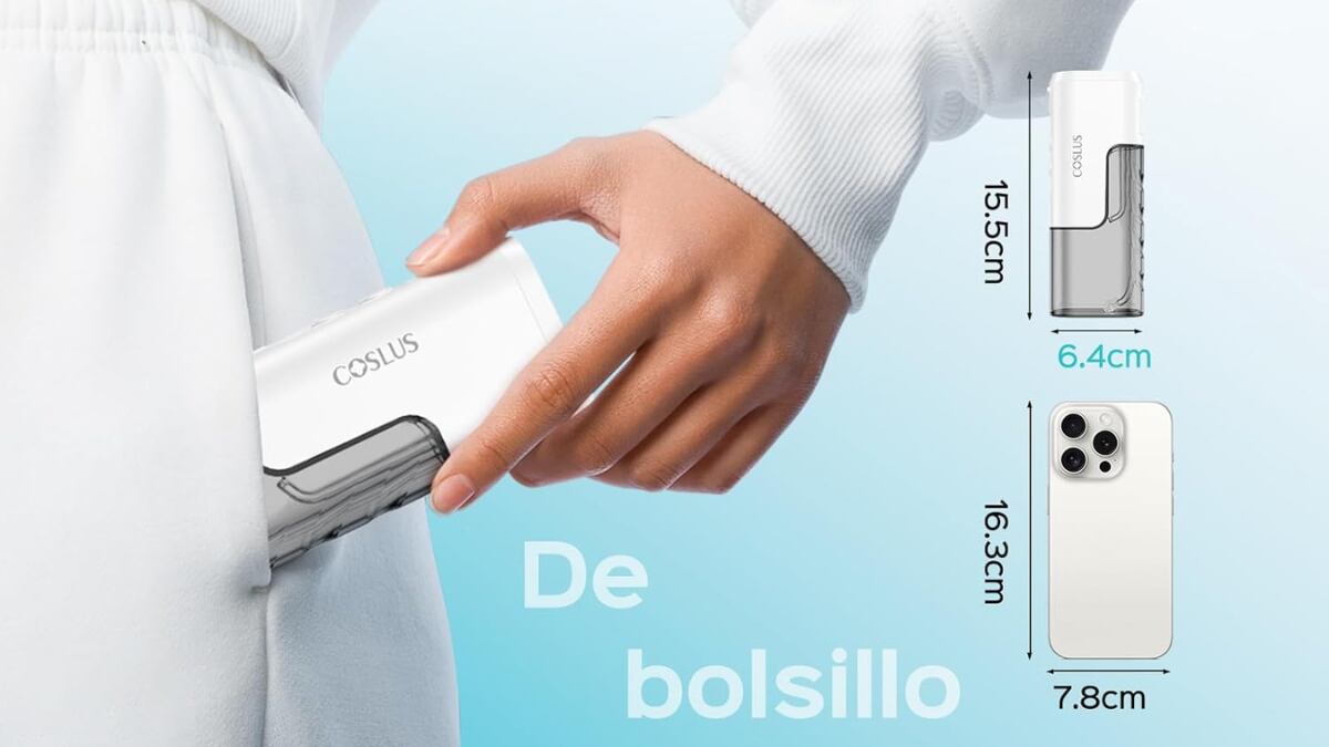 Irrigador dental para llevar a cualquier parte.
