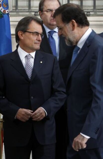 Artur Mas y Mariano Rajoy, en la última Conferencia de Presidentes.