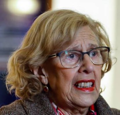 Madrid Mayor Manuela Carmena on Monday.