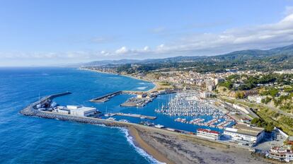 Arenys de Mar, en la comarca barcelonesa del Maresme.