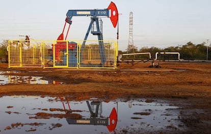 Pozo petrolífero en el Estado venezolano de Zulia, en diciembre de 2015.